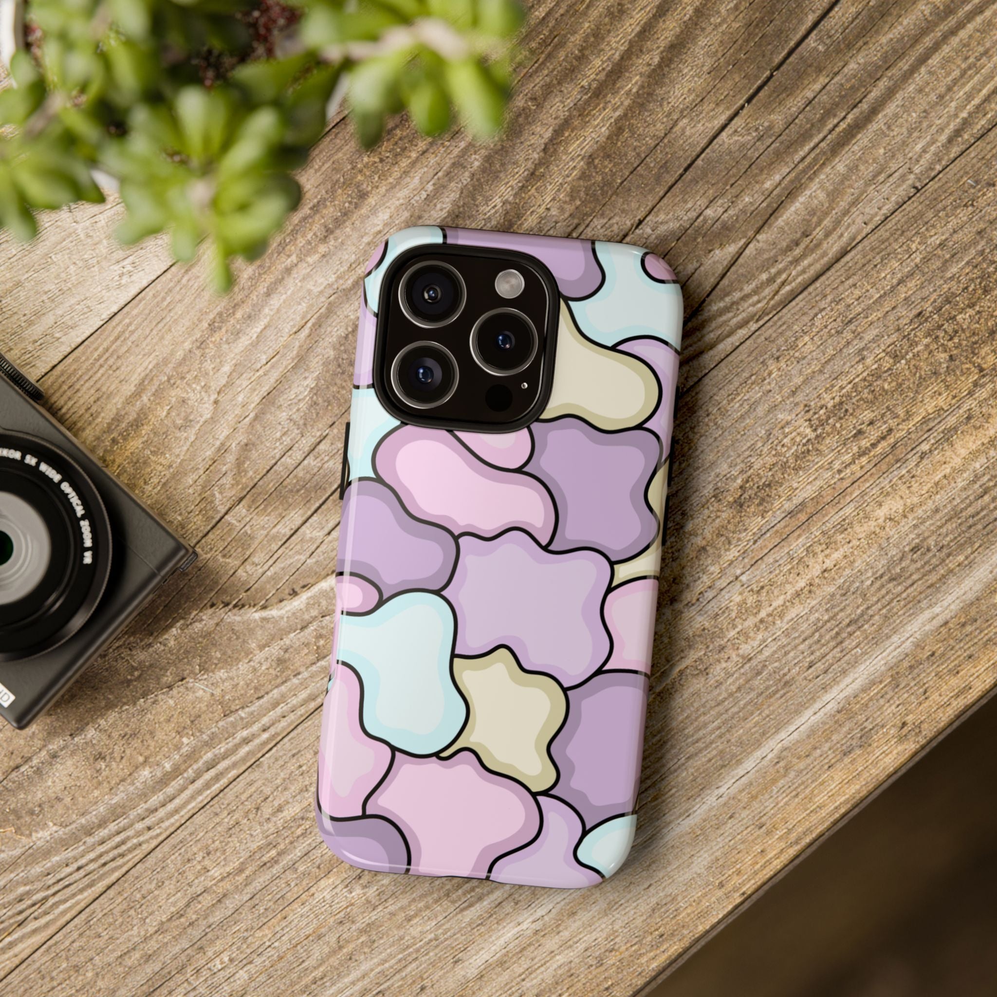 Pastel Cloud Pattern Phone Case — Tough Protective iPhone Cover