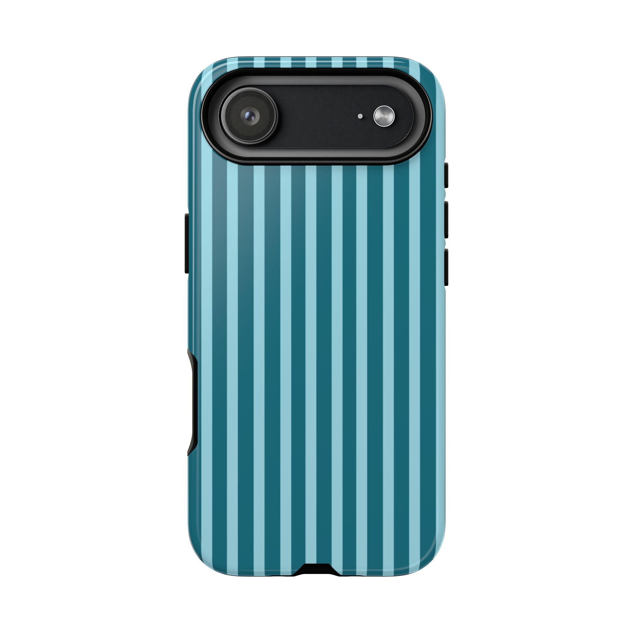 Striped Teal Tough Phone Case