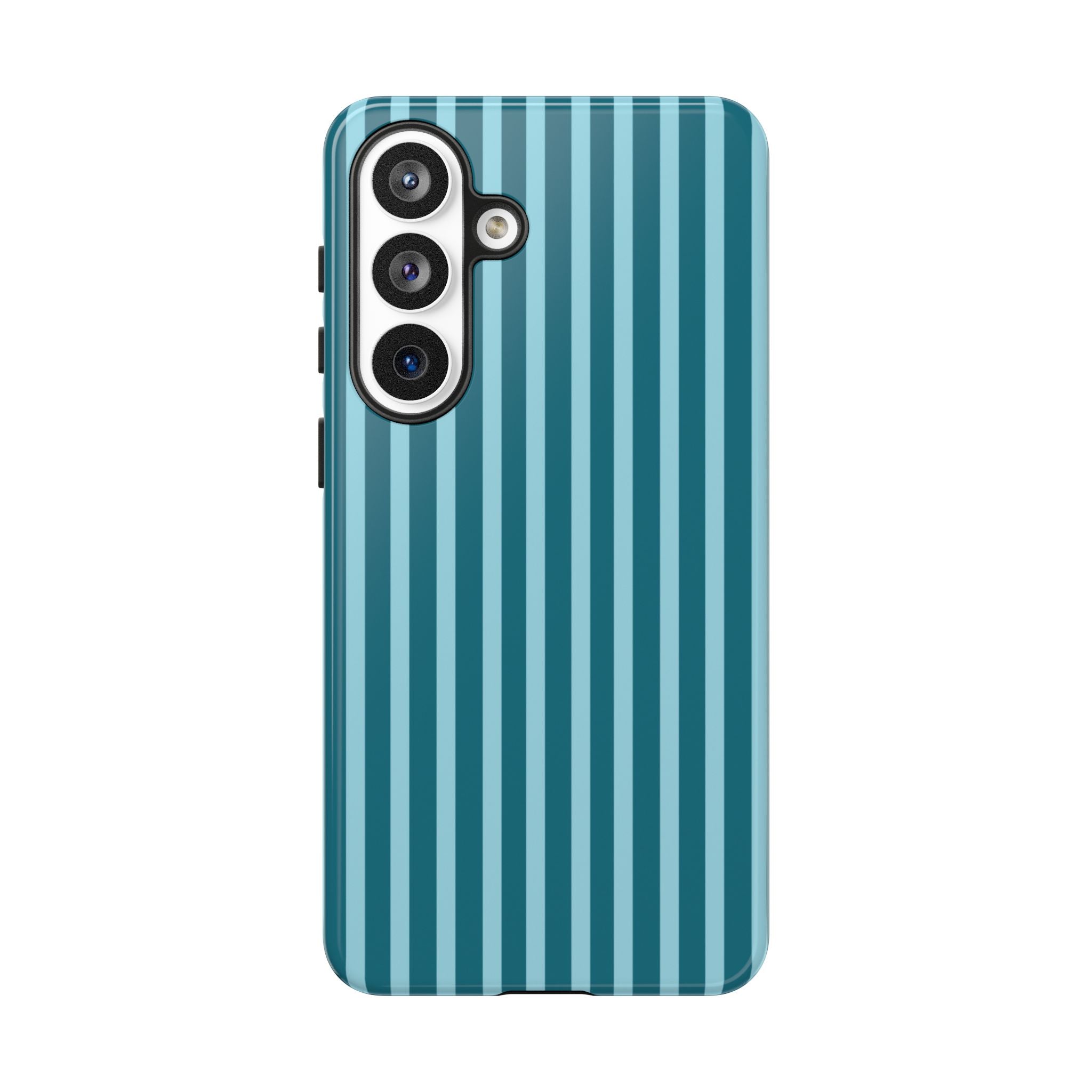 Striped Teal Tough Phone Case
