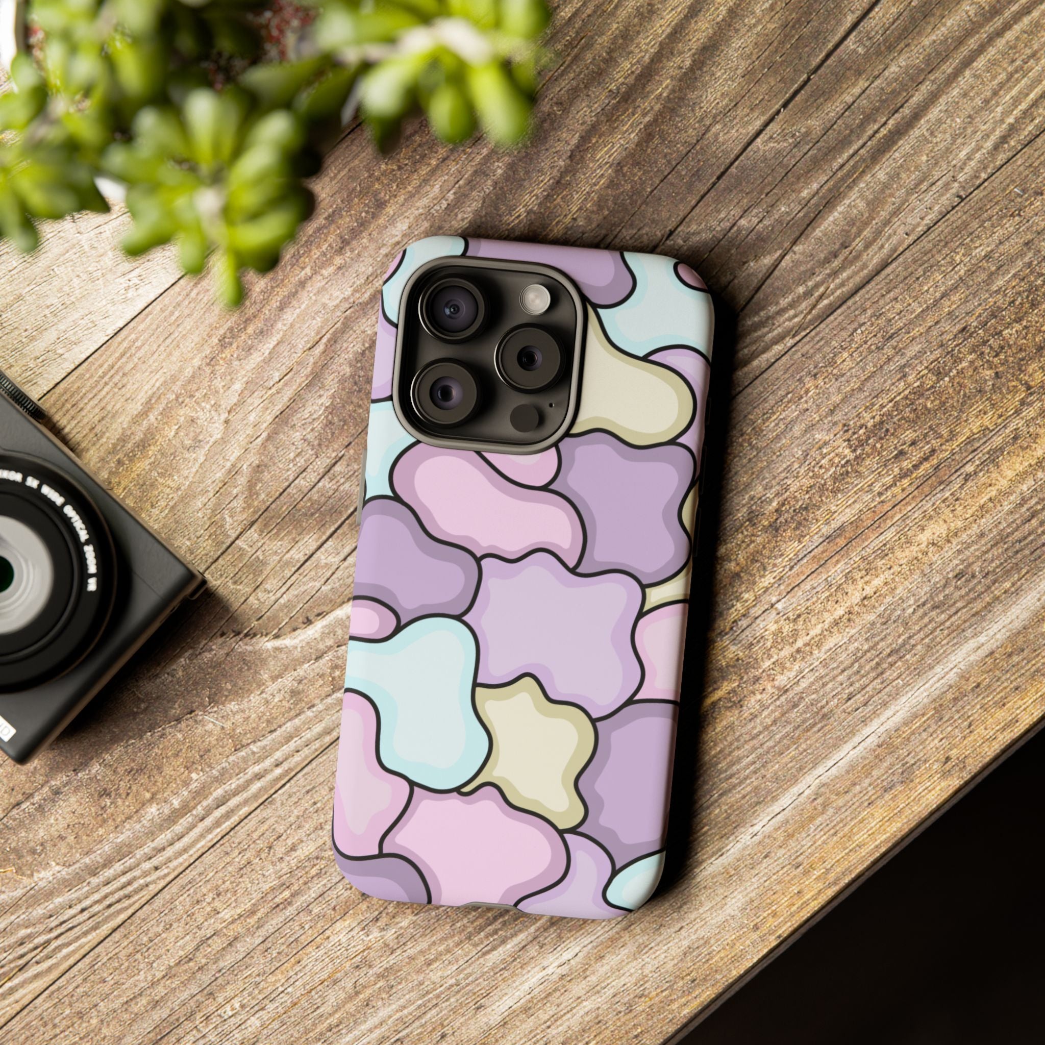 Pastel Cloud Pattern Phone Case — Tough Protective iPhone Cover
