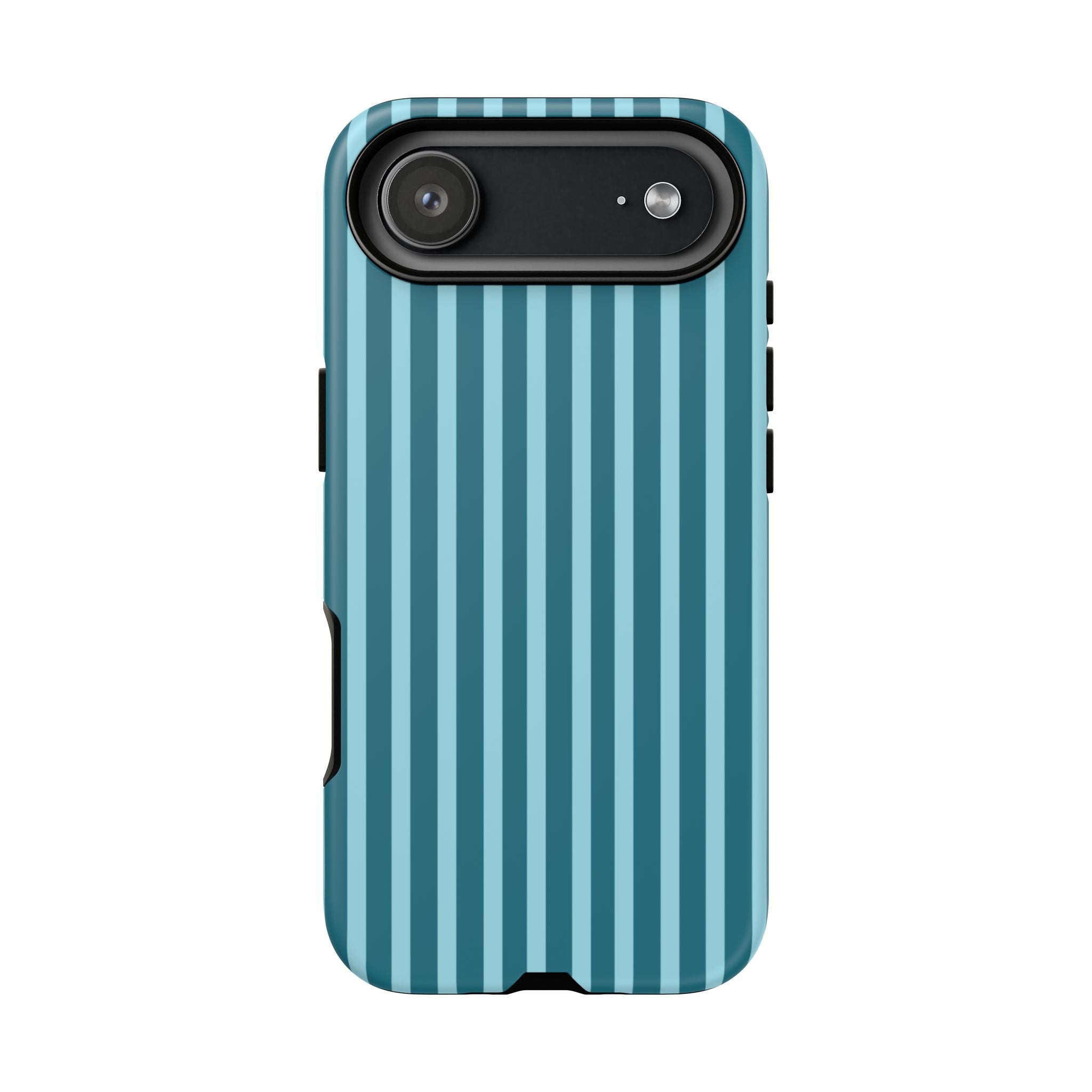 Striped Teal Tough Phone Case