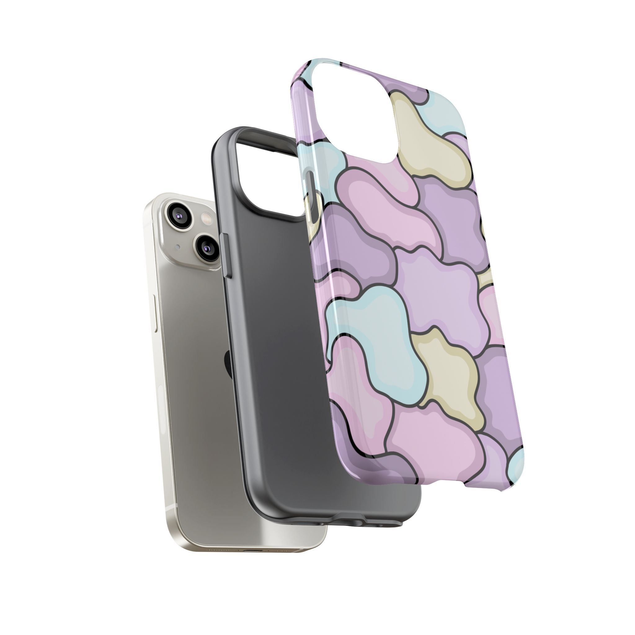 Pastel Cloud Pattern Phone Case — Tough Protective iPhone Cover