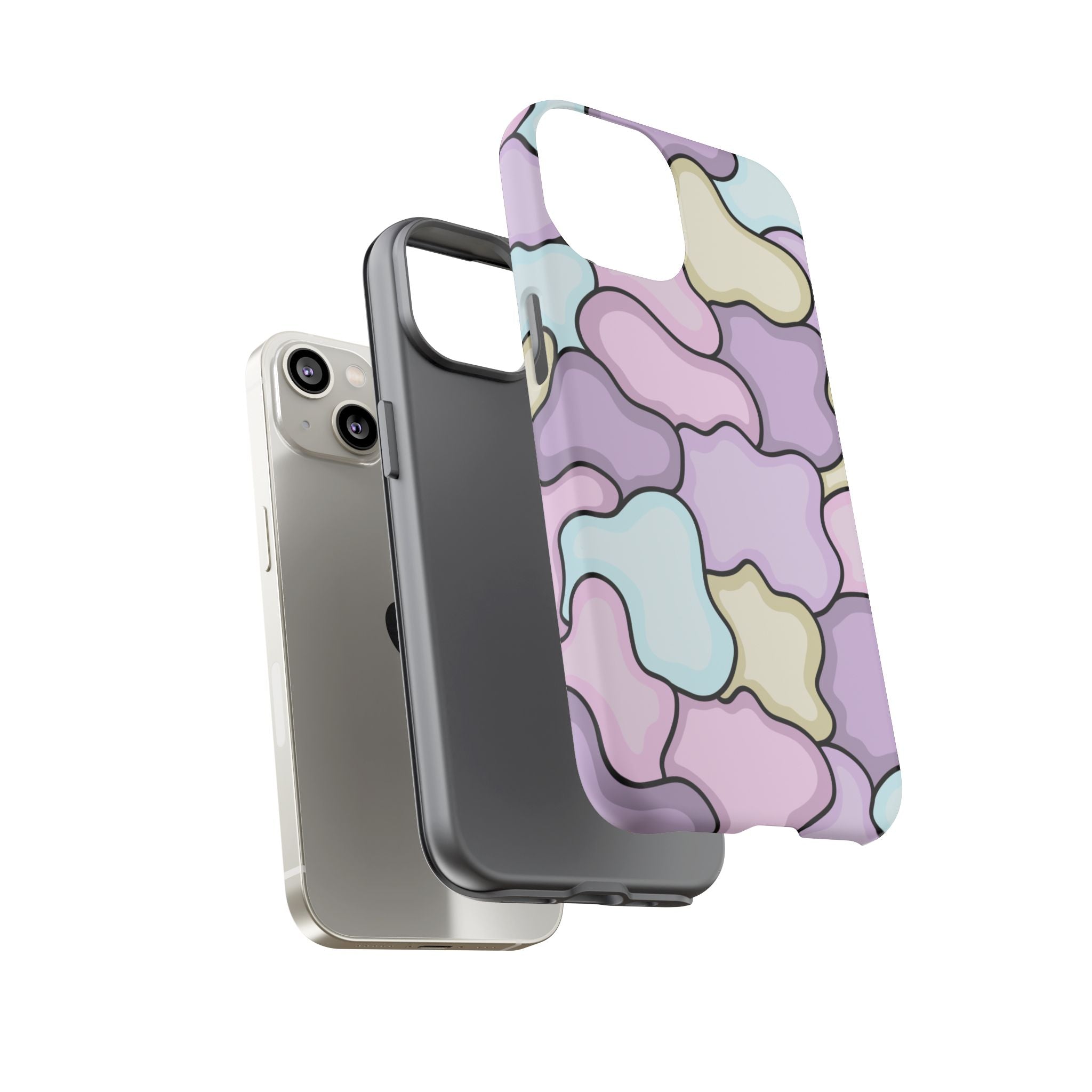 Pastel Cloud Pattern Phone Case — Tough Protective iPhone Cover