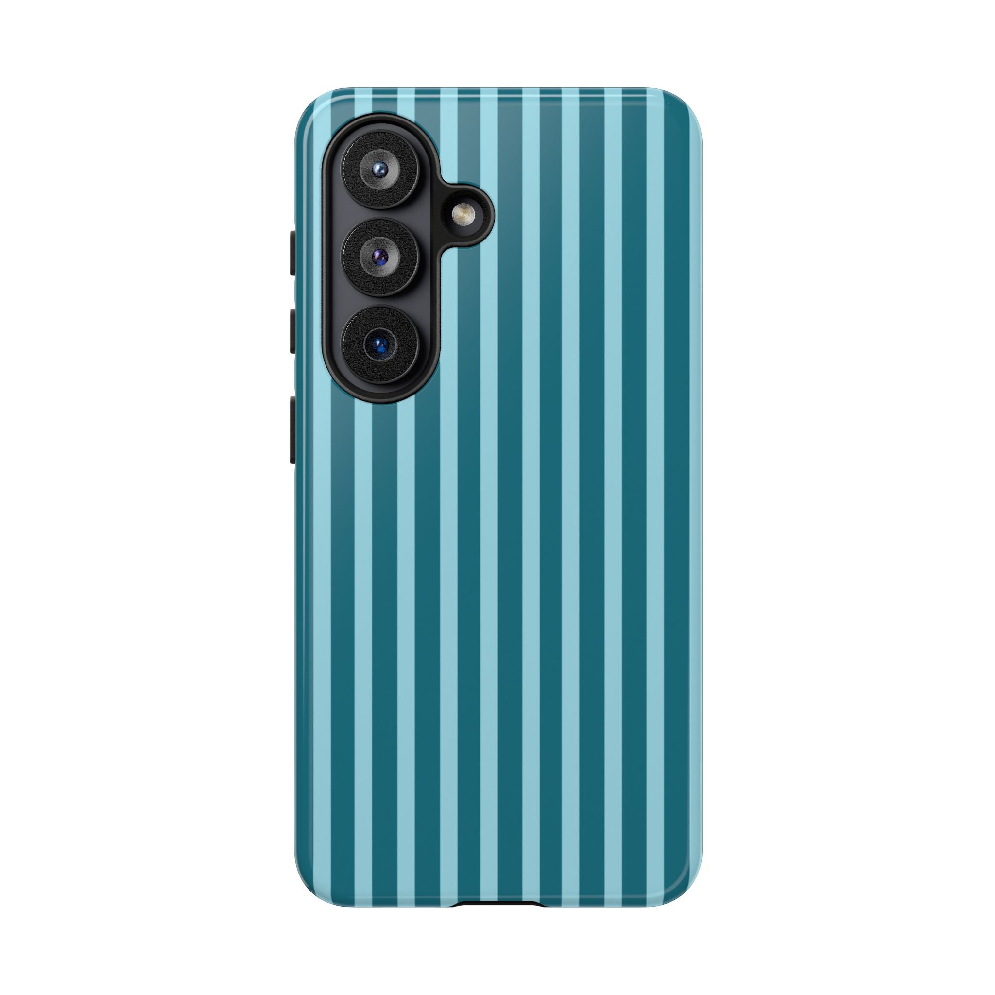 Striped Teal Tough Phone Case
