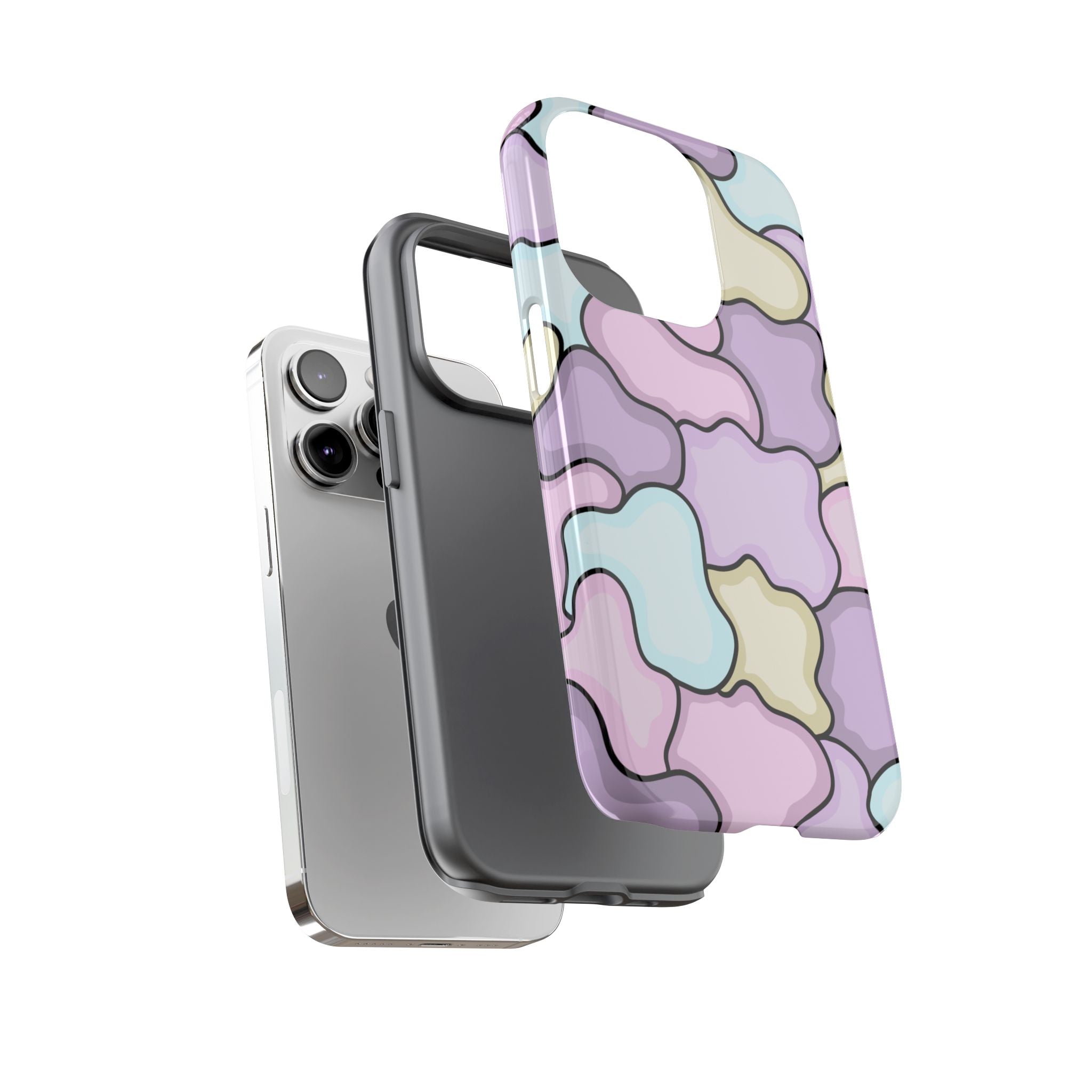 Pastel Cloud Pattern Phone Case — Tough Protective iPhone Cover