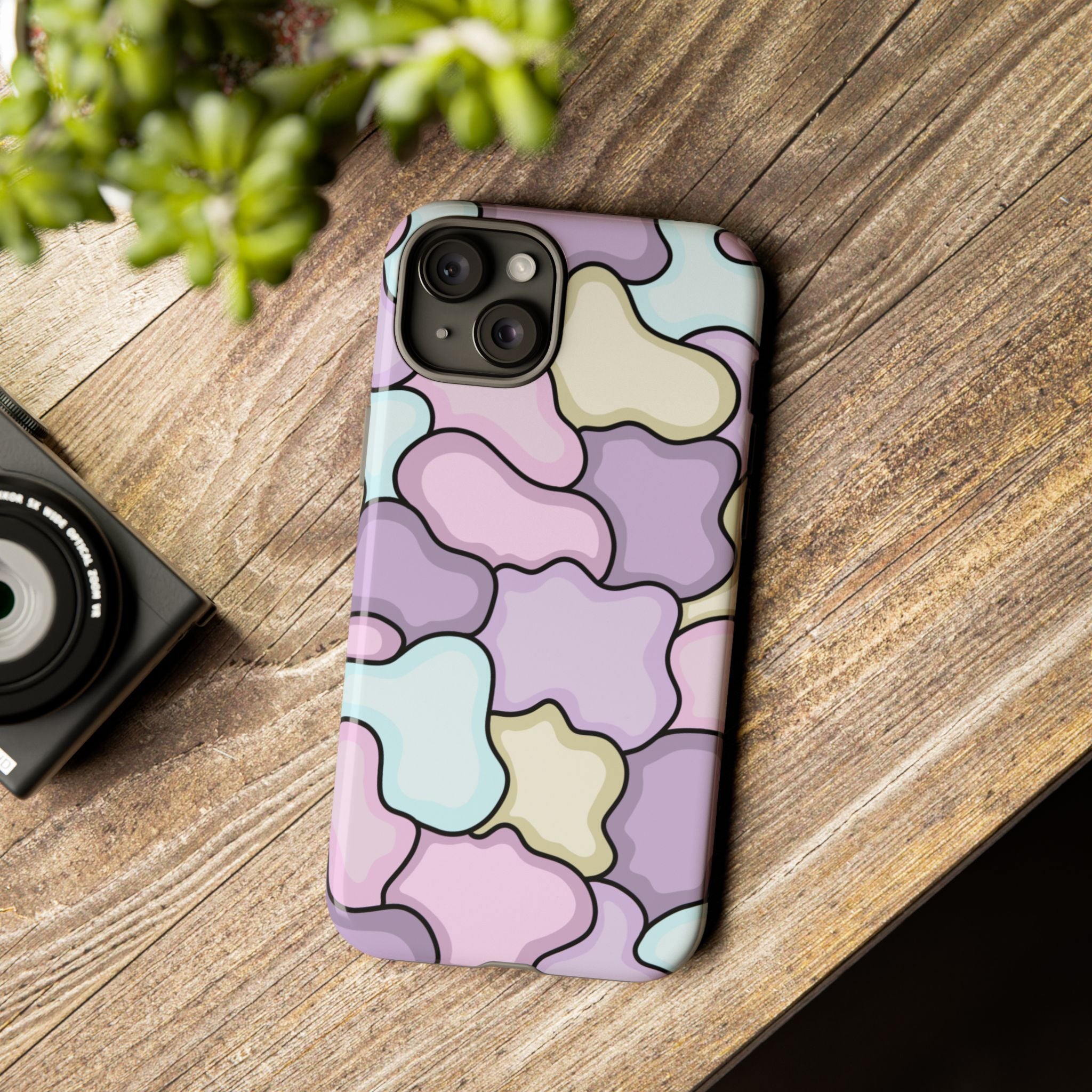 Pastel Cloud Pattern Phone Case — Tough Protective iPhone Cover