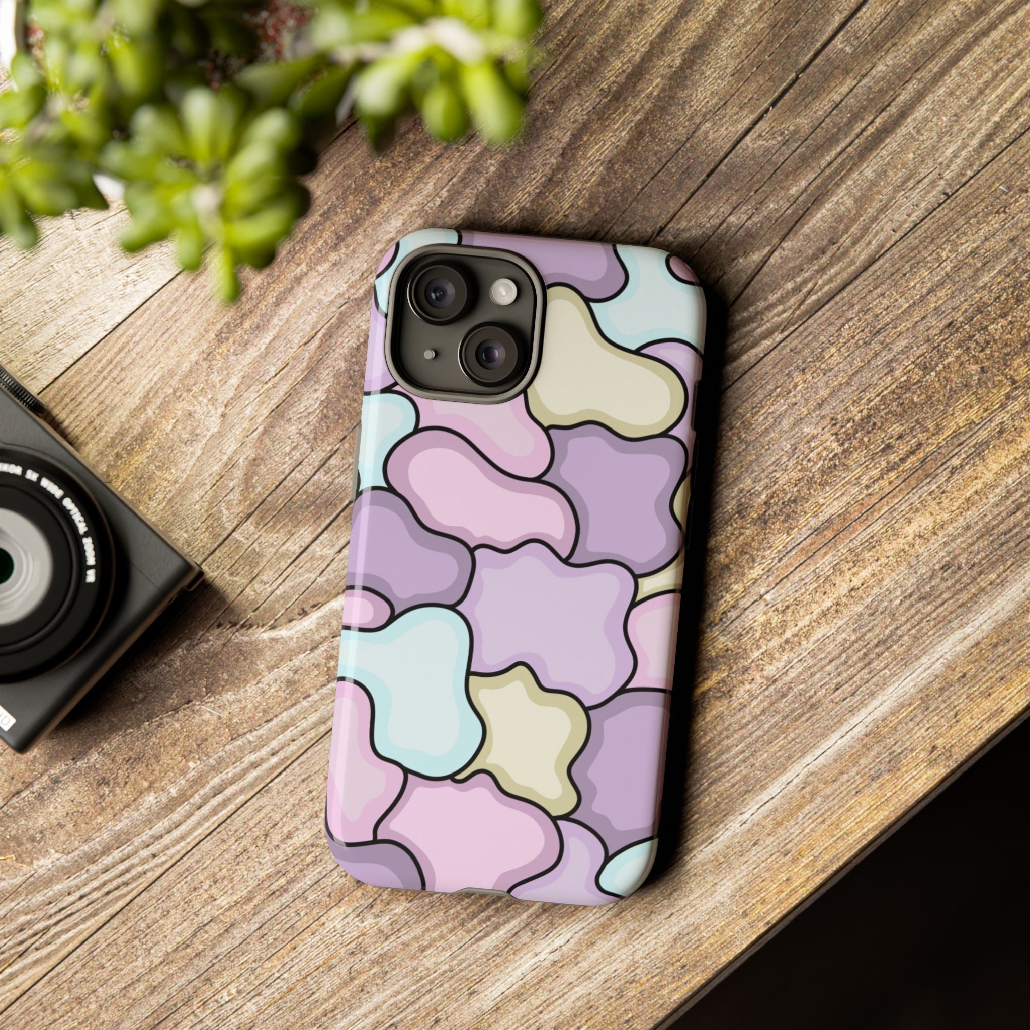 Pastel Cloud Pattern Phone Case — Tough Protective iPhone Cover