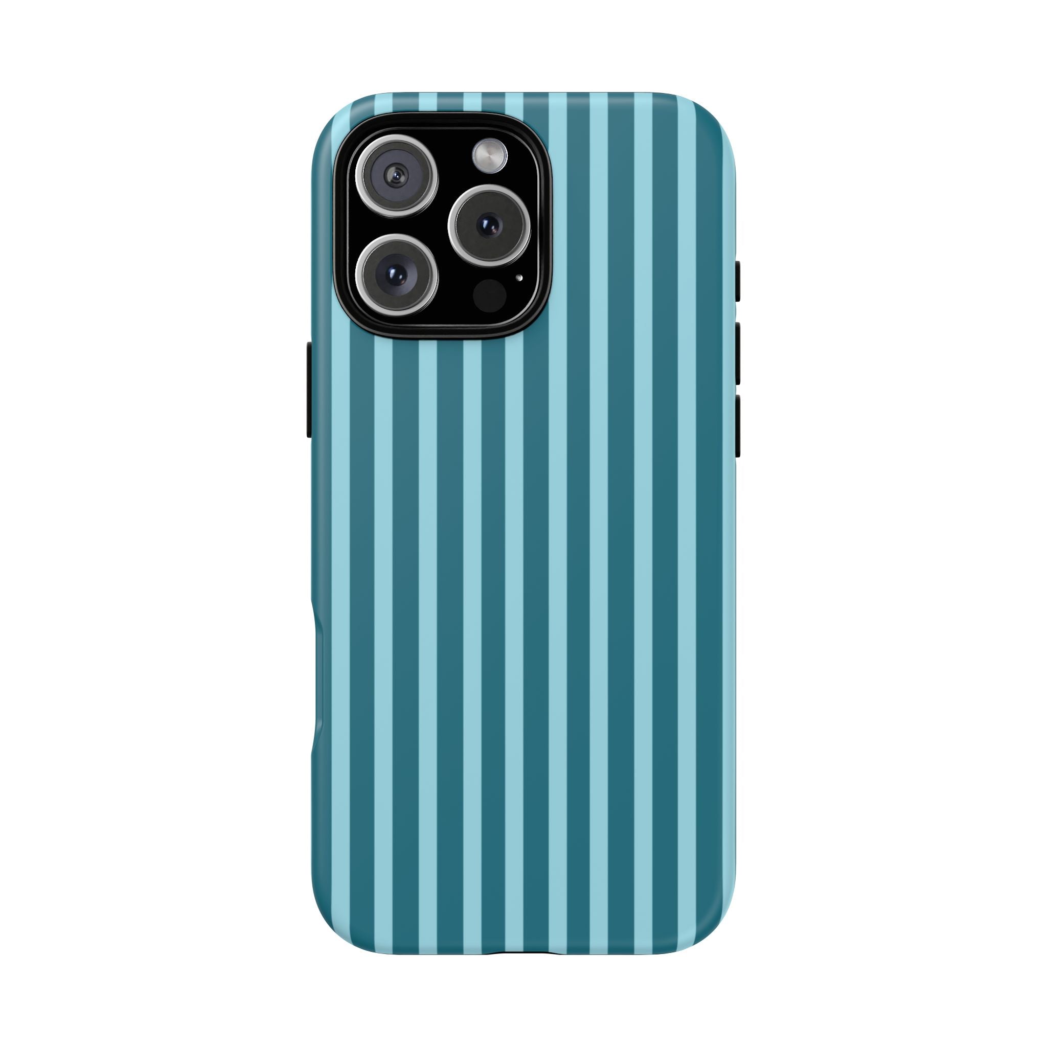 Striped Teal Tough Phone Case