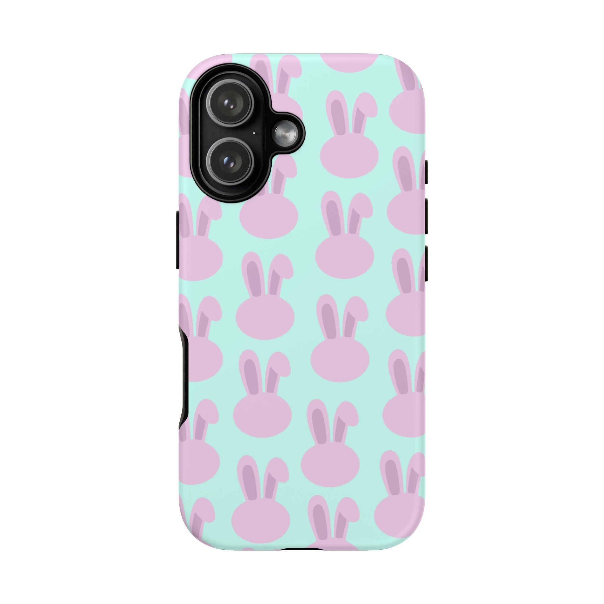 Pastel Bunny Pattern Tough Phone Case — Cute Easter iPhone Cover