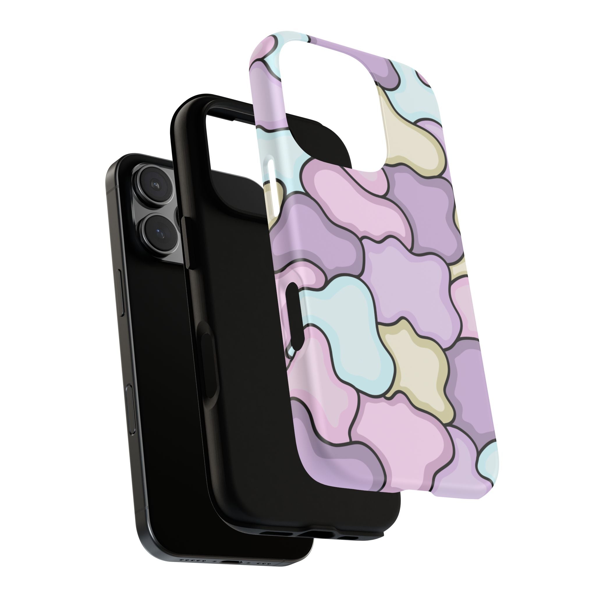 Pastel Cloud Pattern Phone Case — Tough Protective iPhone Cover