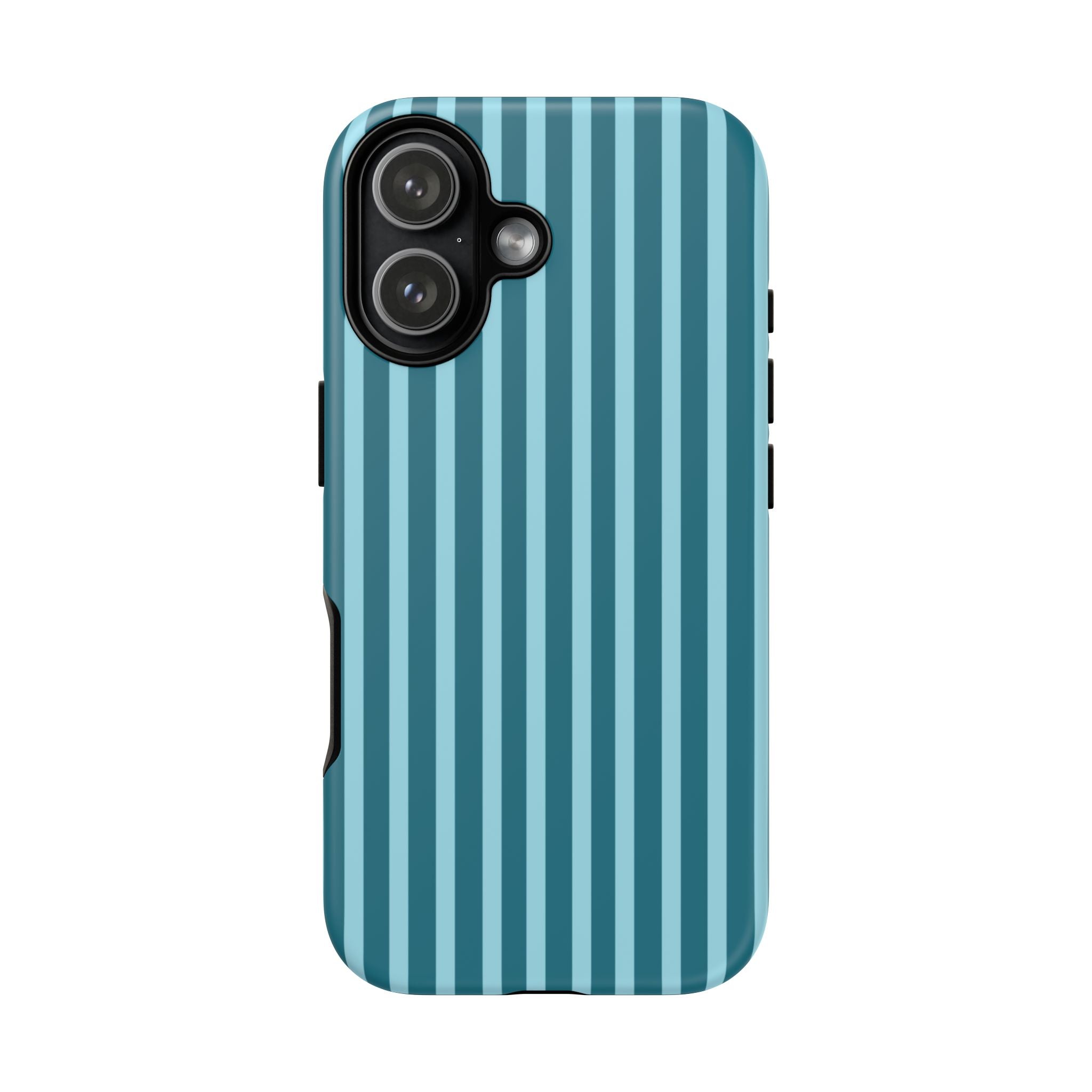 Striped Teal Tough Phone Case