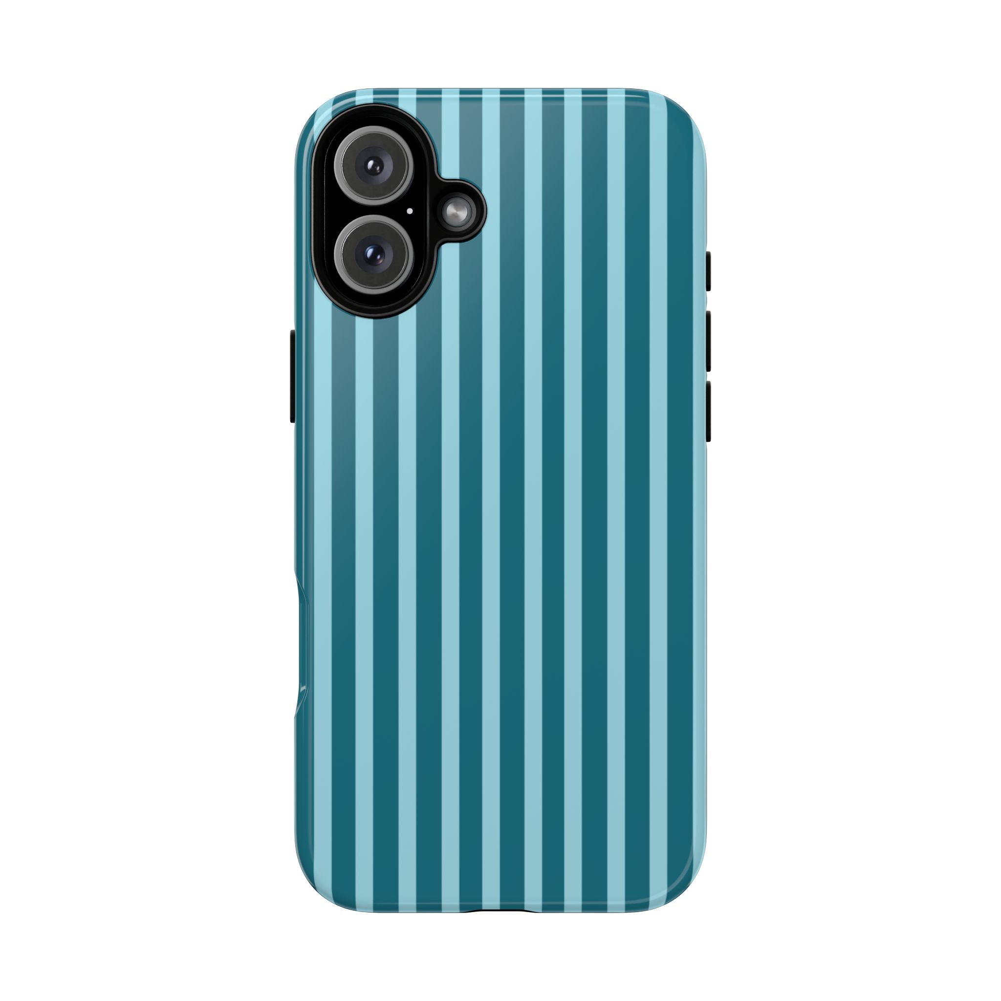Striped Teal Tough Phone Case