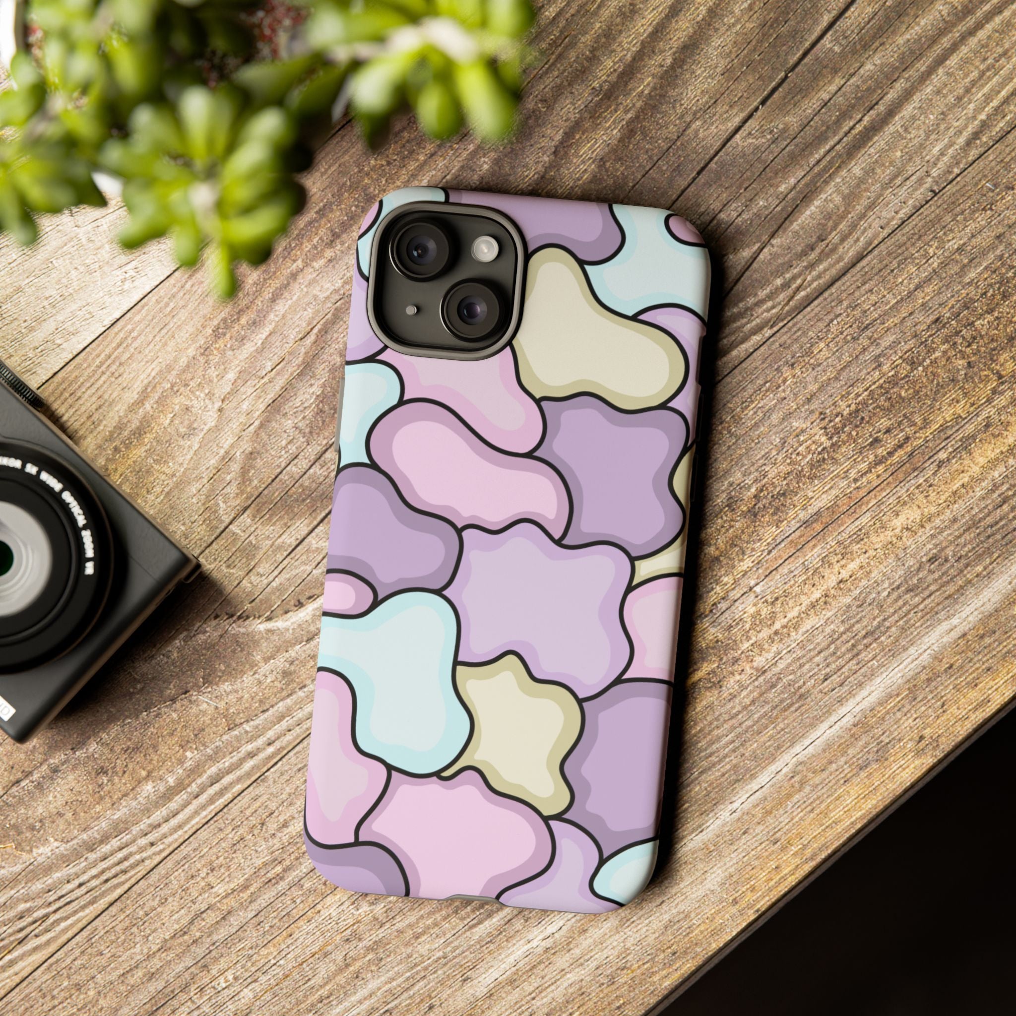 Pastel Cloud Pattern Phone Case — Tough Protective iPhone Cover