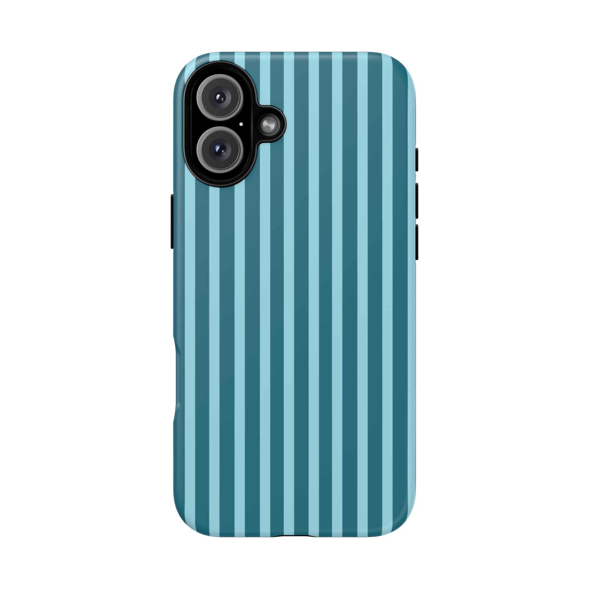Striped Teal Tough Phone Case